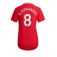 Dres Manchester United Bruno Fernandes #8 Domaci za Žensko 2022-23 Kratak Rukav